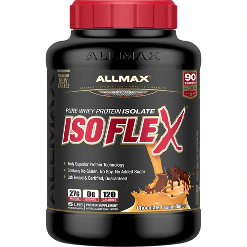 ALLMAX Nutrition IsoFlex Pure Whey Protein Isolate Chocolate -- 5 lbs