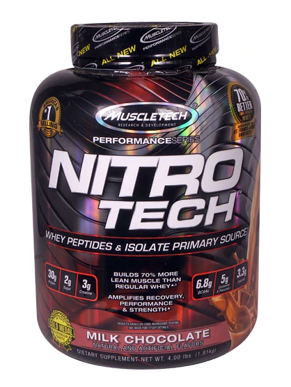 MuscleTech Nitro Tech™ Performance Series Milk Chocolate -- 4 lbs