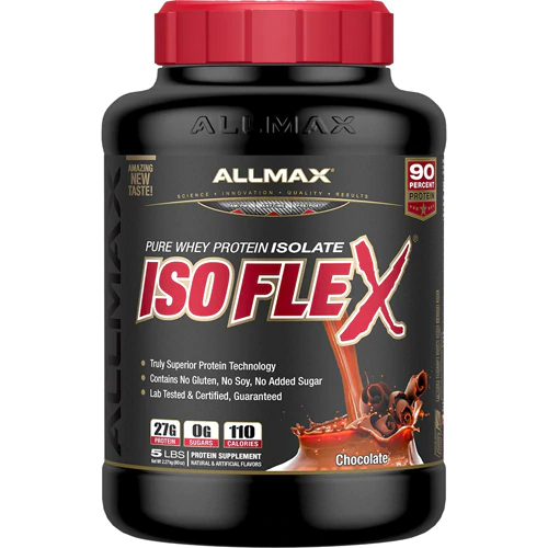 ALLMAX Nutrition IsoFlex Pure Whey Protein Isolate Chocolate -- 5 lbs